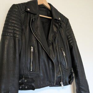All Saints Leather Biker Jacket